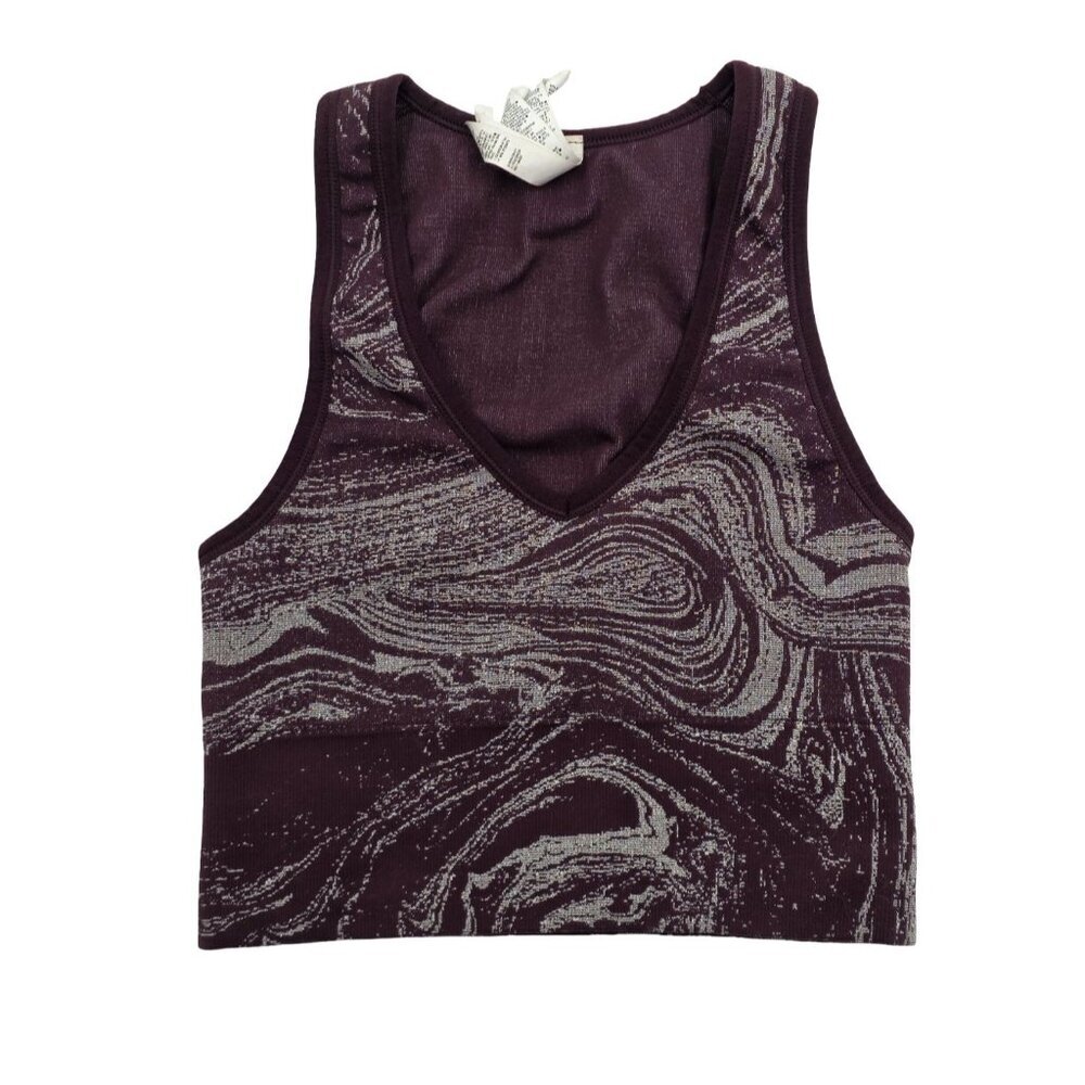 Women's - Athleta Aurora Seamless Shine Crop Tank, Size XXS